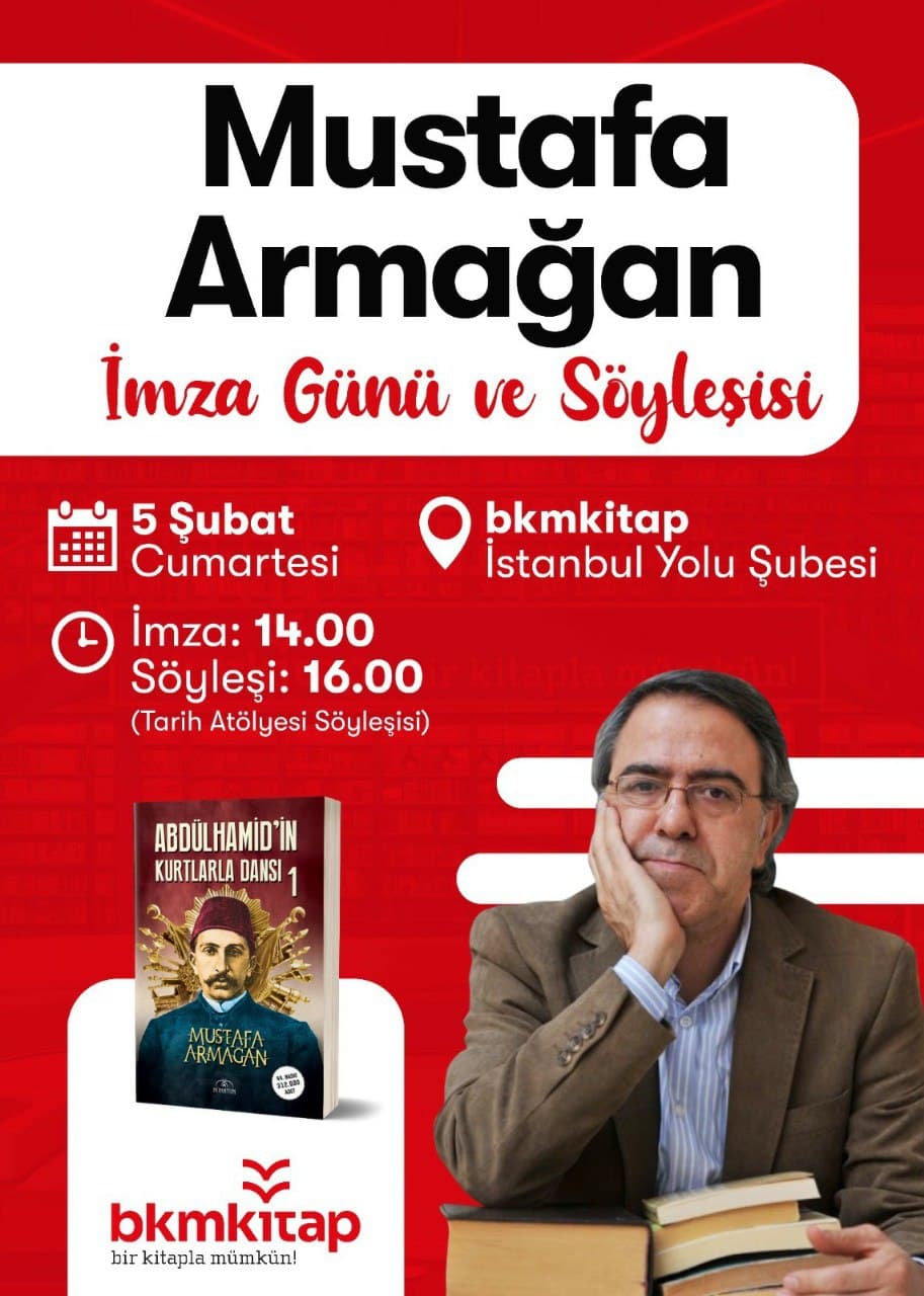 Mustafa Armağan Bursa'da Okurlarıyla Buluşacak
